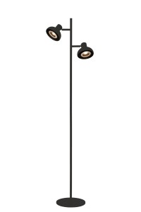 SENSAS  lampa stojąca czarna 2xES111 GU10 regulowana