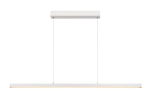 SIGMA LED 30W lampa wisząca nad stół biurko nowoczesna biała z wbudowanym ściemniaczem