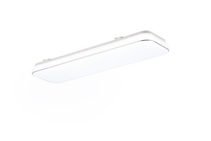 BLANCA podłużna lampa LED 28W 4000K biała z chromowanym paskiem