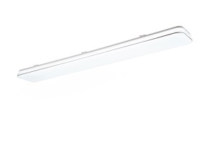 BLANCA podłużna lampa LED 46W 4000K biała z chromowanym paskiem