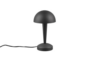 CANARIA lampa stołowa czarna klosz metal czarno-złoty LED 5W E14 DIM