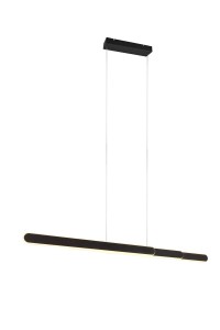 HELIOS 343310332 lampa wisząca rozsuwana czarna LED 48W CCT sterowanie dotykowe