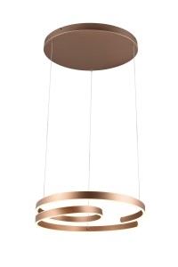 MARNIE 344110165 nowoczesna lampa wisząca LED 68W kolor kawowy