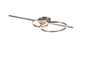 MONTILLA 643010307 lampa sufitowa LED 54W CCT nikiel mat pilot w zestawie