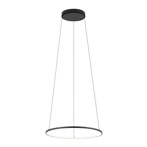 CIRCOLO LED S 18W 10813 wisząca obręcz w poziomie 45cm czarna 3000K