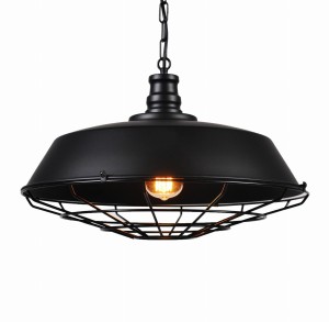 ARIGIO D45 lampa wisząca loftowa czarna E27 industralna