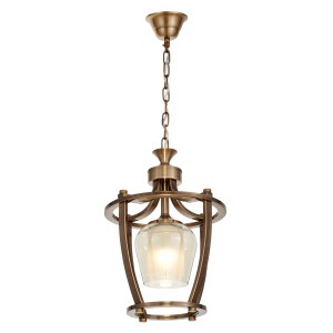 BROOKLYN W1 lampa wisząca loft mosiężna E27