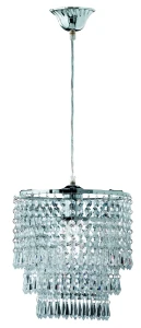 ORIENT R1147-06 lampa wisząca fi 25cm z akrylowymi kryształkami 1xE27
