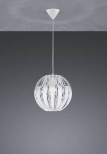 Lampa wisząca Pumpkin biel 1x40W R30473001 Reality