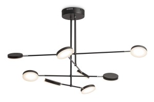 FAD lampa sufitowa LED 48W czarna fi 107cm regulowana
