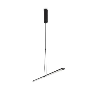 SUPERSYMMETRY lampa wisząca czarna LED 17W 880lm nad stół biurko rozkładana