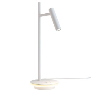 ESTUDO lampa nocna biurkowa biała LED 9W 3000K minimalistyczna