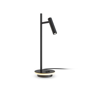 ESTUDO lampa nocna biurkowa czarna LED 9W 3000K minimalistyczna