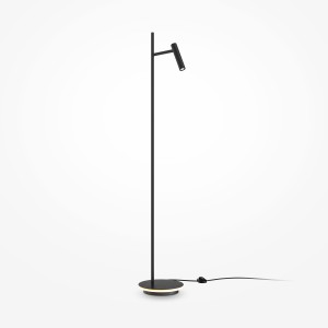 ESTUDO lampa podłogowa czarna LED 11W 3000K minimalistyczna