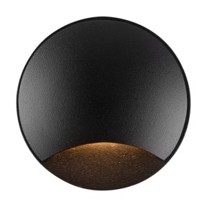 BISCOTTI LED 3W 3000K IP65 oprawa zewnętrzna czarna wpuszczana oświetlenie schodów chodników