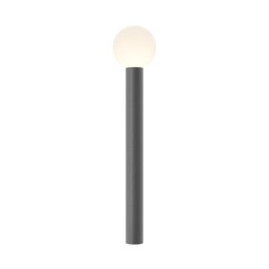 BOLD słupek zewnętrzny 80cm grafit klosz biała kula fi 20cm 1xE27 IP54
