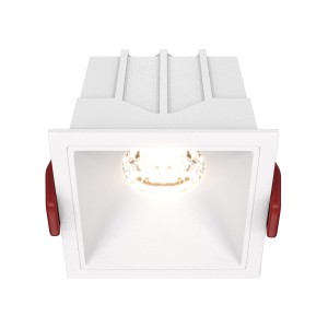 Downlight ALFA LED 10W 3000K DIM biały kwadratowy wpuszczany możliwość ściemniania