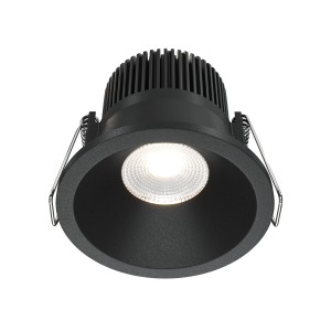 ZOOM LED 6W 4000K IP65 oprawa czarna hermetyczna podtynkowa
