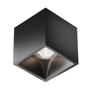 ALFA LED 12W 4000K oprawa natynkowa czarna kostka