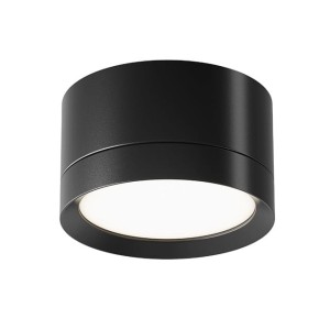 HOOP tuba czarna natynkowa niska 1xGX53
