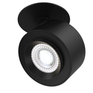 TREO LED 13W 4000K lampa podtynkowa czarna regulowana