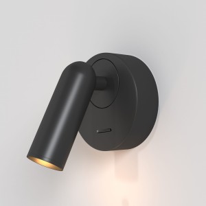 MIRAX LED 3W 3000K kinkiet czarny regulowany okrągła puszka