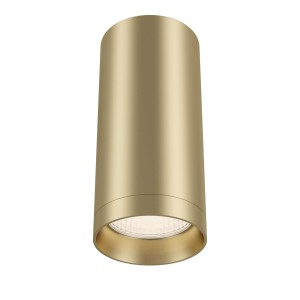 FOCUS tuba złoty mat natynkowy fi 6cm 1xGU10