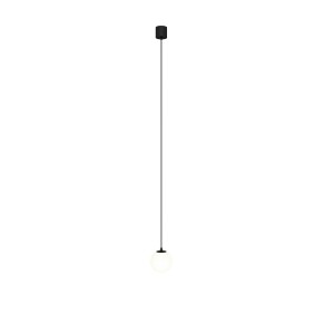 LUNA LED 5W 4000K lampa wisząca klosz kula fi 10cm wykończenie czarne