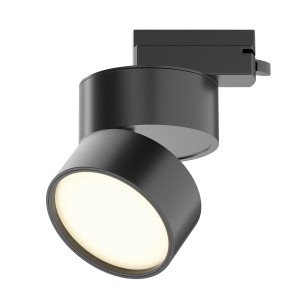 UNITY Onda LED 12W 3000K 120 st spot czarny do szyny 1-fazowej regulowany