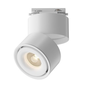UNITY Yin LED 15W 3000K 24 st DIM spot biały do szyny 1-fazowej regulowany możliwość ściemniania