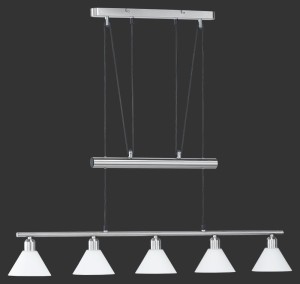 Lampa wisząca Stamina nikiel mat 5x40W 3751051-07 Trio