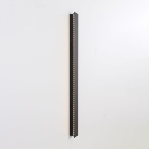 Mutti OWL-2051-09-3K kinkiet zewnętrzny 90cm LED 24W 3000K czarny światło odbite