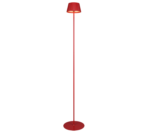 SUAREZ R47706110 mobilna lampa stojąca czerwona IP44 LED 1,5W ładowanie USB-C