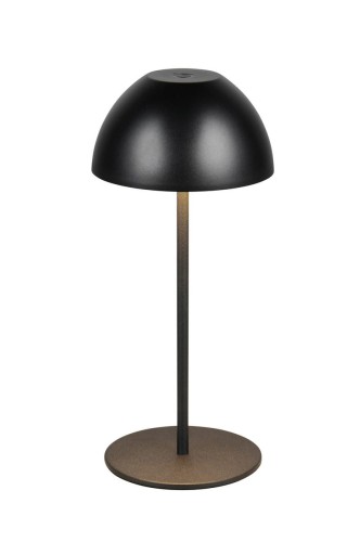 ORTIZ R55601132 mobilna lampa stołowa czarna IP44 LED 2W ładowana USB-C