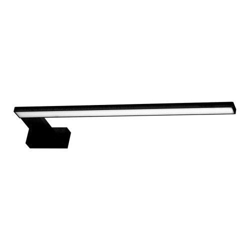 SHINE kinkiet łazienkowy LED 11W IP44 czarny 45cm boczny lewy
