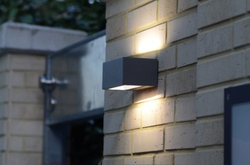 GEMINI 5189113118 kinkiet elewacyjny LED10.5W LED 3000K IP54 ciemny szary