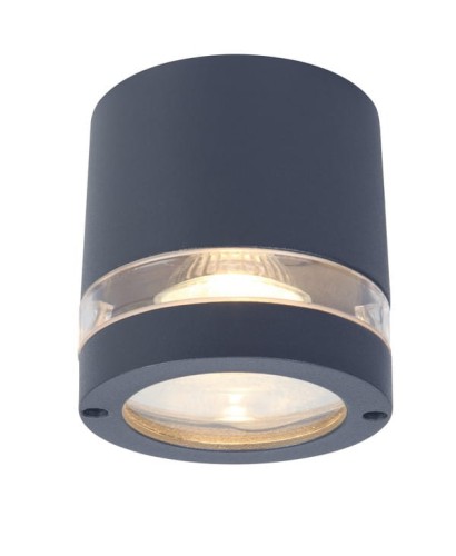 FOCUS 6304201118 lampa sufitowa zewnętrzna 1xGU10 IP44 ciemny szary