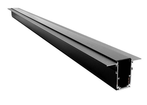 LL-20C szyna magnetyczna podtynkowa czarna 150cm