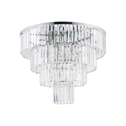 CRISTAL L plafon kryształowy chrom 12xE14 średnica 71cm