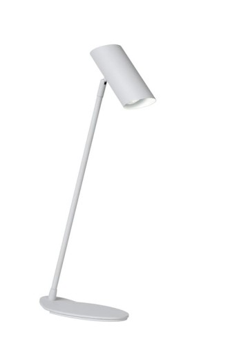 HESTER biała lampa biurkowa 1xGU10 regulowana nowoczesny design