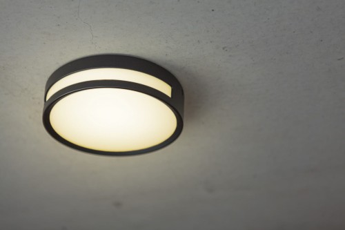 ROLA 6382201012  plafon zewnętrzny czarny z prześwitem bocznym LED 13W IP54