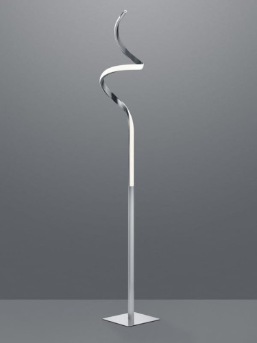 COURSE lampa stojąca nikiel mat pętla LED 11W 3000K DIM