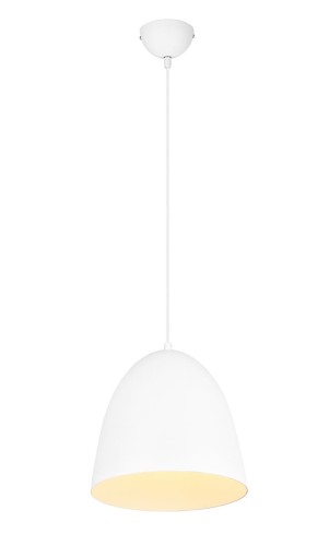 TILDA  lampa wisząca fi 25cm biała 1xE27