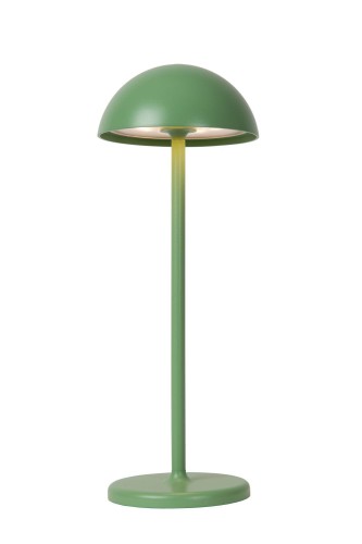 JOY LED 1,5W 3000K lampa stolikowa zewnętrzna zielona  ładowana USB 