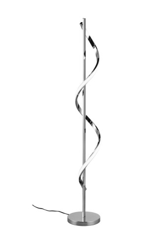 ISABEL lampa podłogowa chromowana spirala LED 21W 4000K