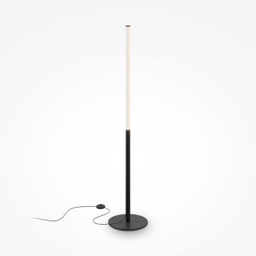 RAY prosta lampa podłogowa czarna LED 18W 3000K