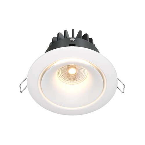 YIN LED 12W 3000K DIM oprawa biała wpuszczana stała możliwość ściemniania