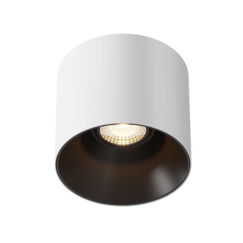 ALFA LED 25W 3000K tuba natynkowa biało-czarna
