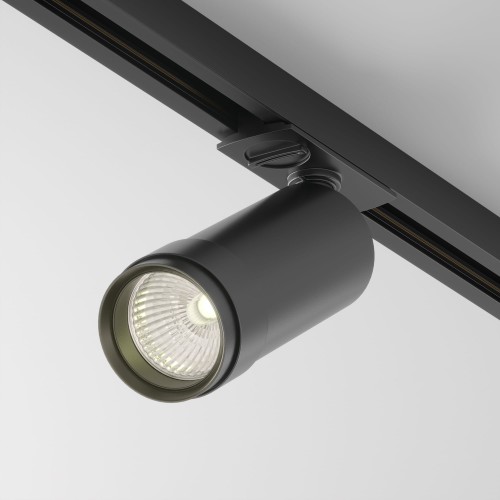 UNITY Focus Zoom LED 12W 3000K 15-50 st DIM spot czarny do szyny 1-fazowej regulowany możliwość ściemniania