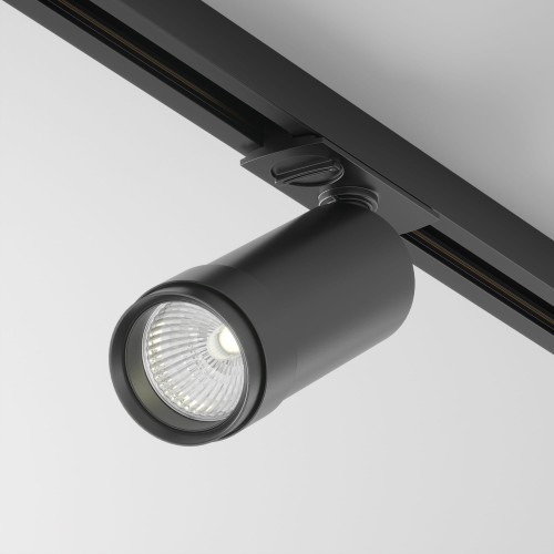 UNITY Focus Zoom LED 12W 4000K 15-50 st DIM spot czarny do szyny 1-fazowej regulowany możliwość ściemniania